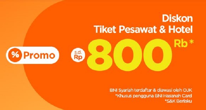 Promo Pegipegi untuk pemesanan tiket pesawat dan hotel
