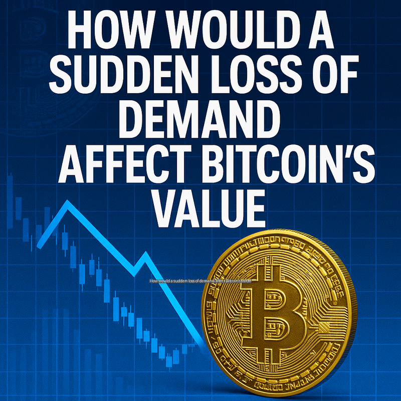 How would a sudden loss of demand affect Bitcoin's value