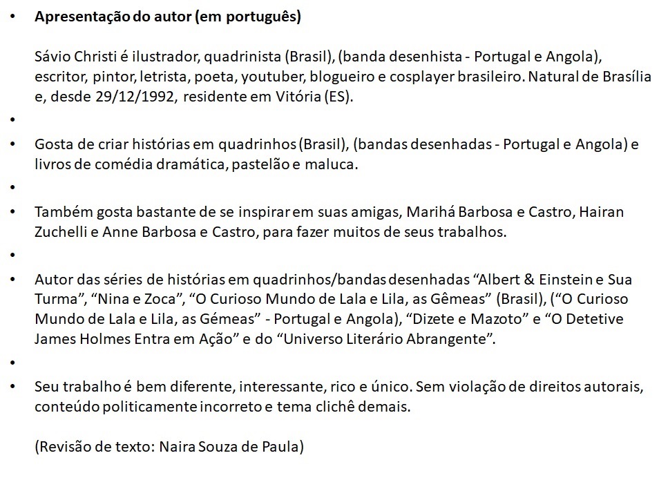 06 Apresentação do autor em português