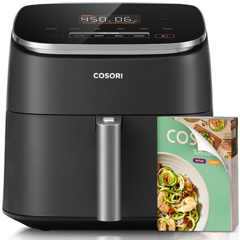 Cosori 9-in-1 TurboBlaze Air Fryer on kitchen counter
