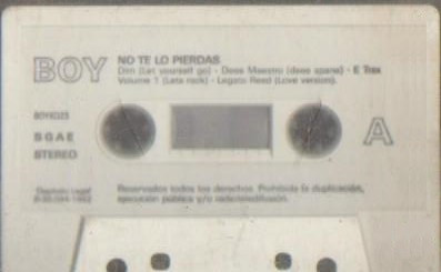 04/04/2023 - Various – No Te Lo Pierdas (2 x Cassette, Compilation, Partially Mixed)(Boy Records  – BOY-K-023)  1992 R-1209892-1454589429-8443