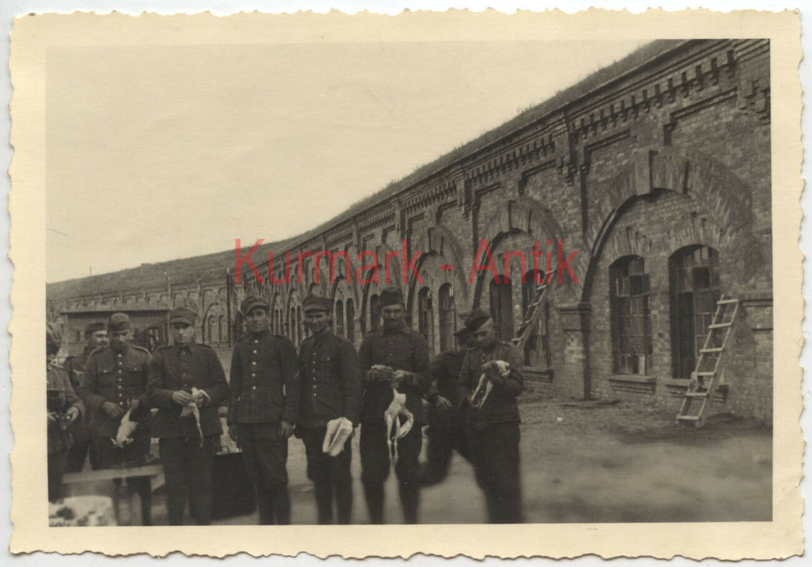 2Foto Wehrmacht Art. Reg.49 Polen Feldzug Warschau Bunker Fort I