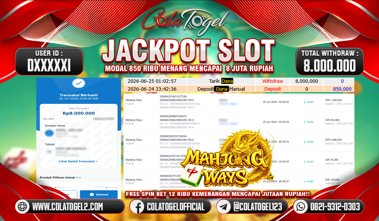 JACKPOT SLOT GACOR!!
