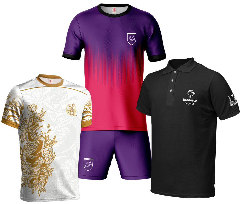 Mockup de camisetas personalizadas