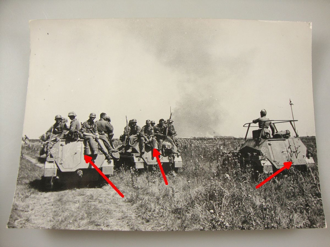 , VORMARSCH DER PANZERTRUPPEN, Sd.Kfz. 250, Schü