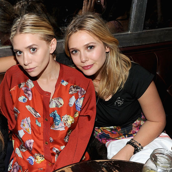 Photo de Elizabeth Olsen  & son soeur  Ashley Olsen