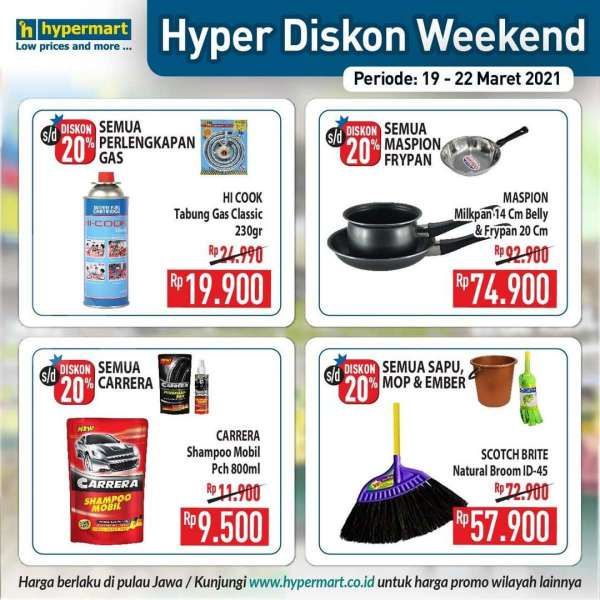 Katalog Promo Hypermart 19-22 Maret 2021 
