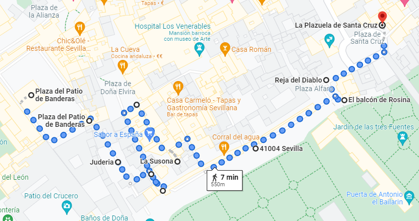 itinerario por el Barrio de Santa Cruz, Sevilla - Foro Andalucía