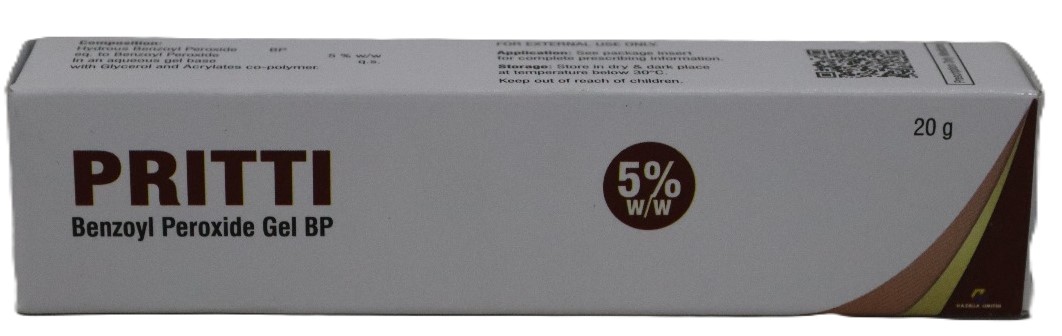 Pritti Benzol Peroxide Gel 20G