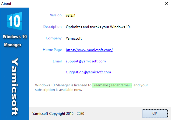 اليكم عملاق صيانة وإصلاح ويندوز10 Yamicsoft Windows 10 Manager 3.3.7 بتاريخ 06-12-2020 Windows-10-Manager-032