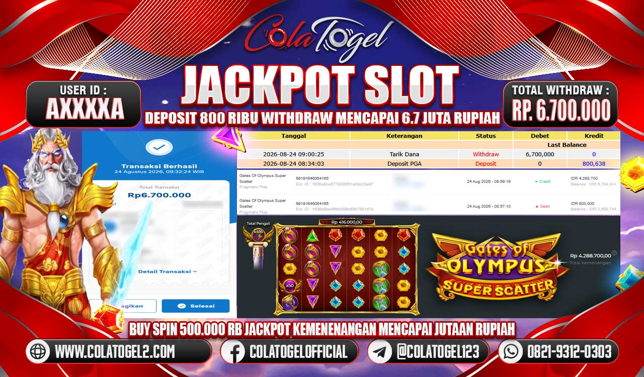 JACKPOT SLOT GACORR!!