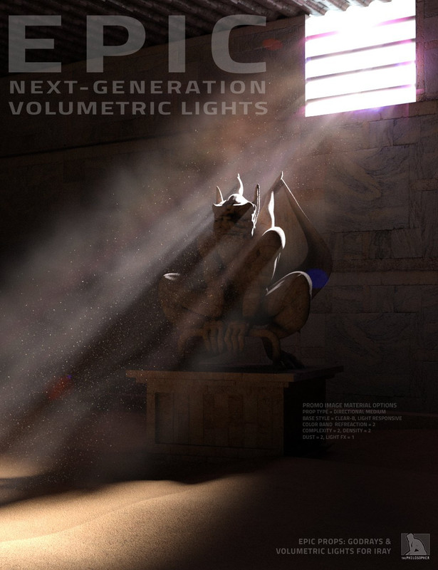 Epic Props: Godrays & Volumetric Light for Iray Epic Props: Godrays & Volumetric Light for Iray