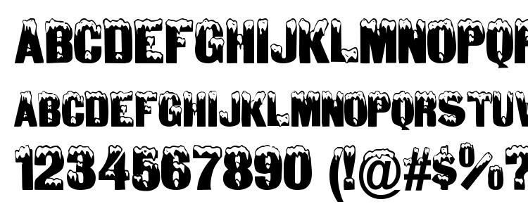 snow-caps-normal-font-abc