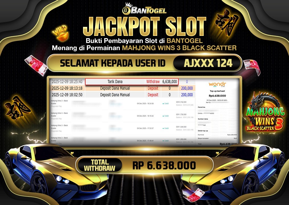 BUKTI JACKPOT LUNAS BANTOGEL