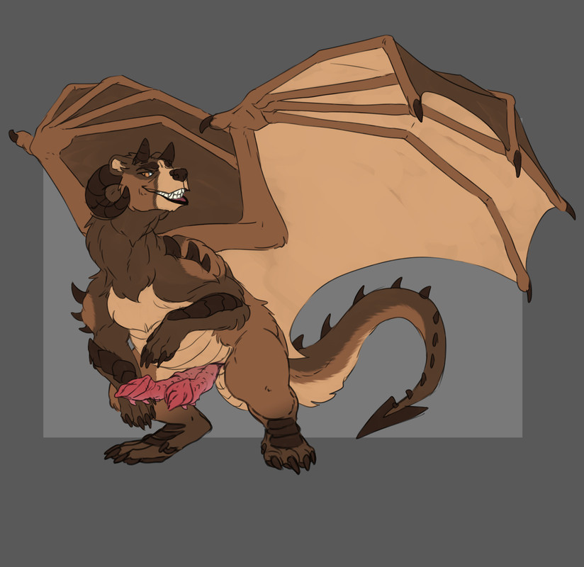 Kuruk the Bear messy sketch feral