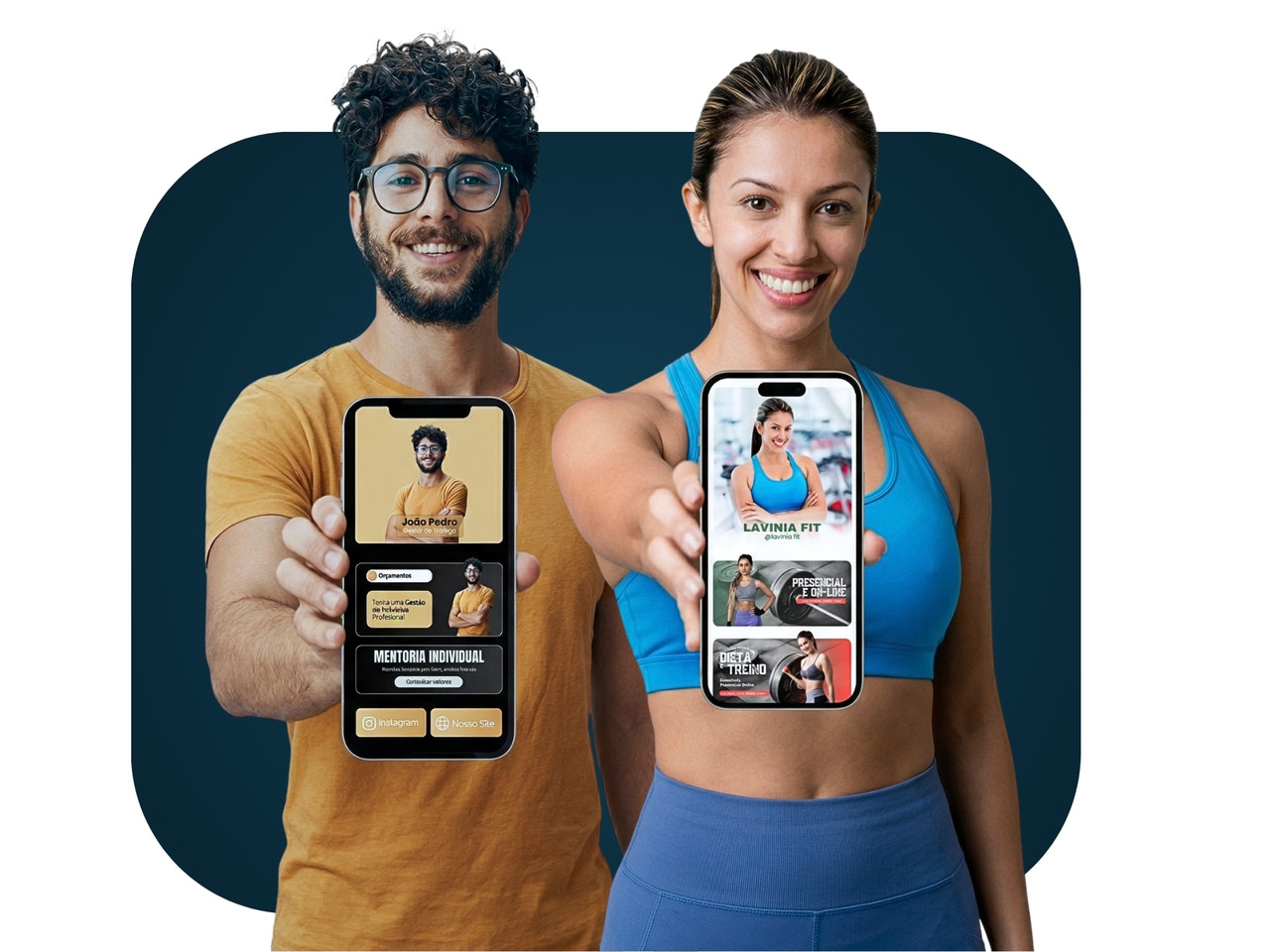 Antes e Depois do Bio Link