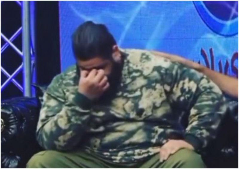 &#039;Иранския Хълк&#039; се разплака на живо по телезивията