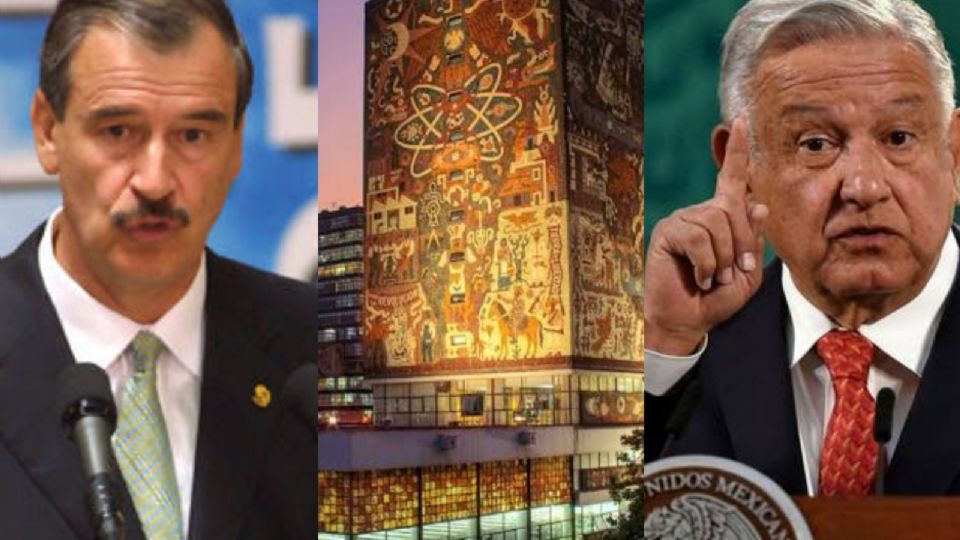 De no creer: Vicente Fox arremete contra la UNAM; AMLO también emite críticas en 'La Mañanera'