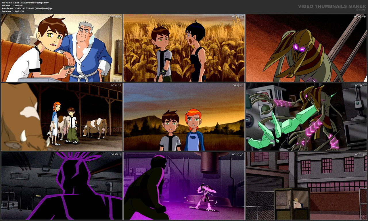 Ben 10 S03E08 Under Wraps.mkv