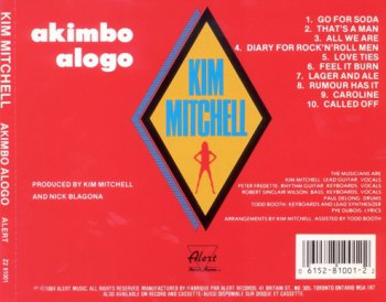 Kim Mitchell - Akimbo Alogo (1984) Lossless Kim Mitchell - Akimbo Alogo (1984) Lossless
