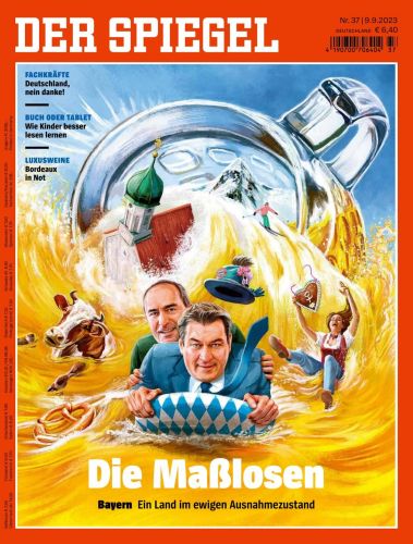 Cover: Der Spiegel Nachrichtenmagazin No 37 vom 09  September 2023