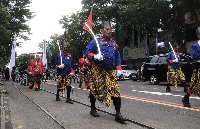 Kirab Boyong Kedaton digelar pada Jumat (17/2/2023) untuk memperingati hari jadi ke-278 Kota Solo.