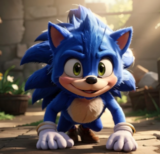 Le personnage de Sonic