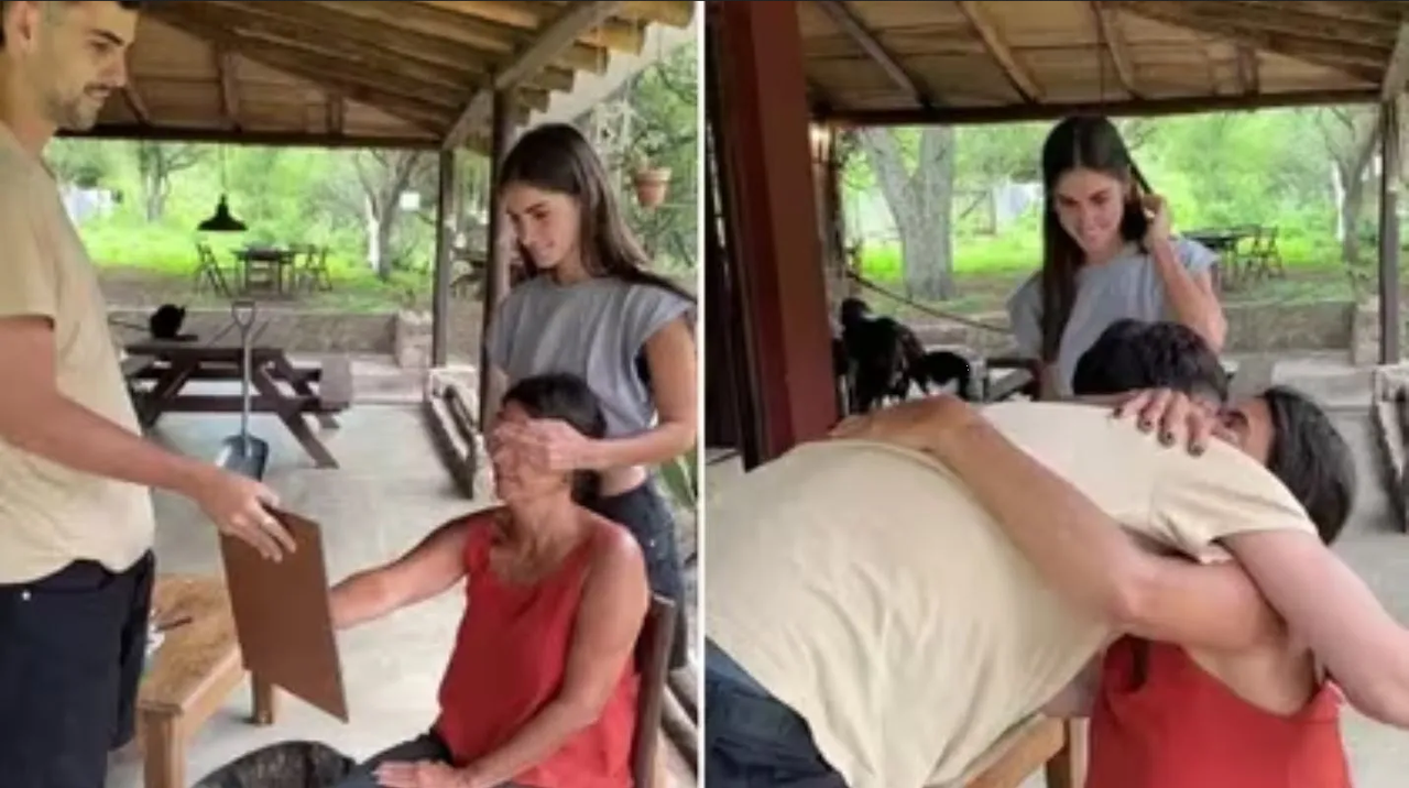 Madre reacciona ante tatuaje de su hijo, lo hizo para sorprenderla