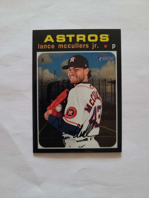 2020 Topps Heritage High Number Chrome Lance McCullers jr -999-1