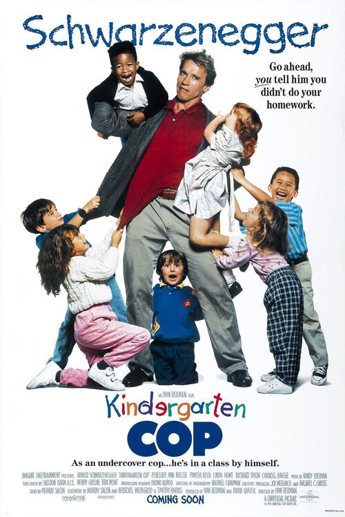 Gliniarz w przedszkolu / Kindergarten Cop (1990) PL.1080p.BDRip.DD.2.0.x264-OK | Lektor PL