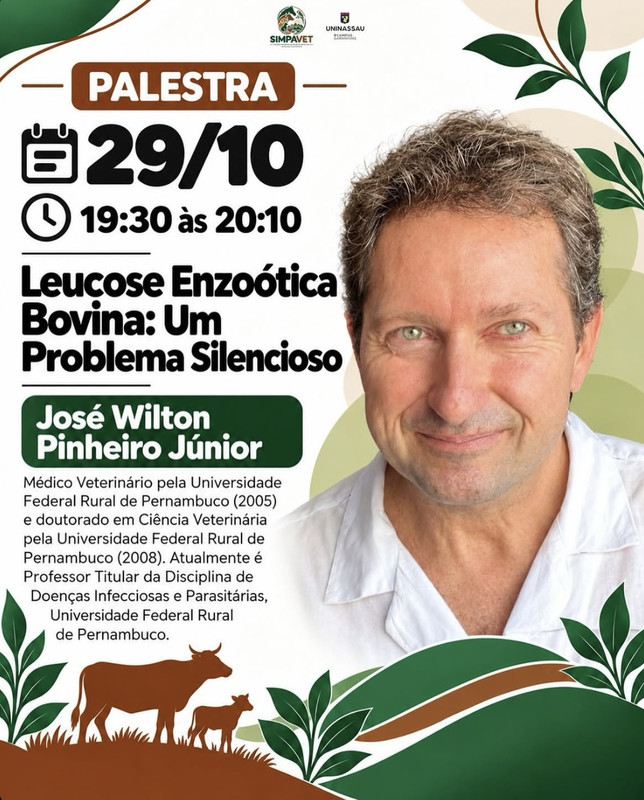Palestra José Wilton - Leucose Enzoótica Bovina