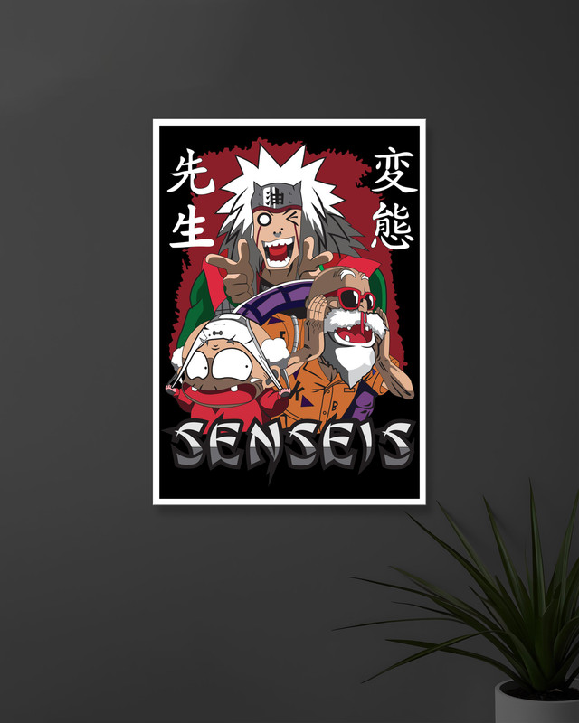 Jiraiya | Sensei | Naruto | Anime Postes
