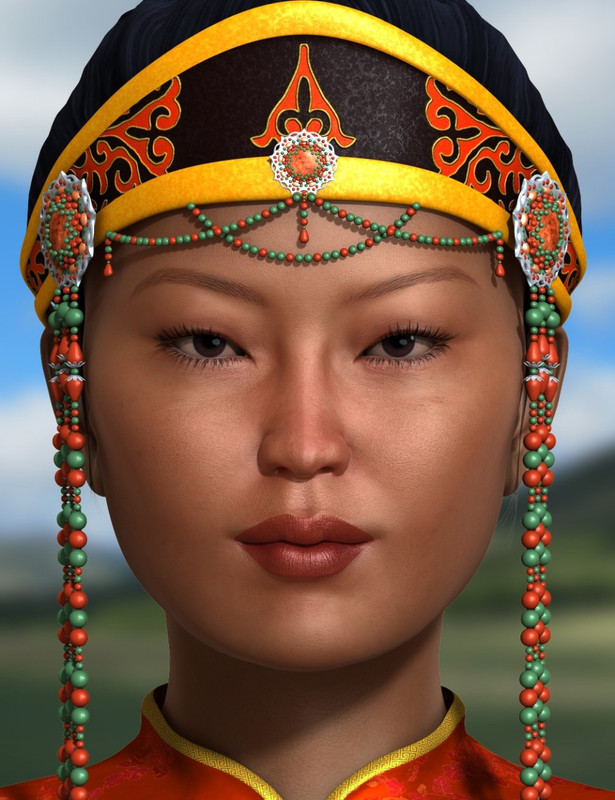 00 main mongolian beauty hd faces and morphs daz3d