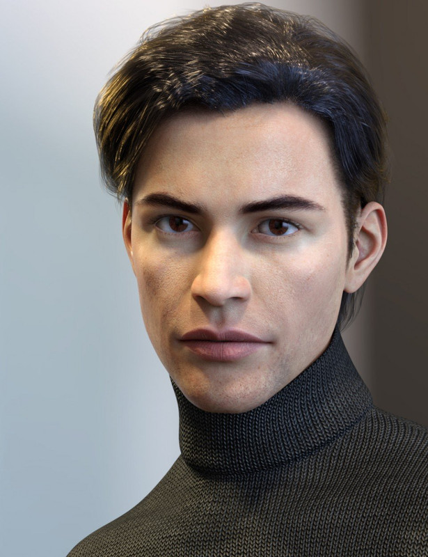 Asher HD for Genesis 8 Male