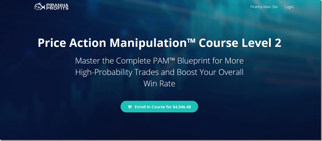 Piranha Profits - Price Action Manipulation Course Level 2