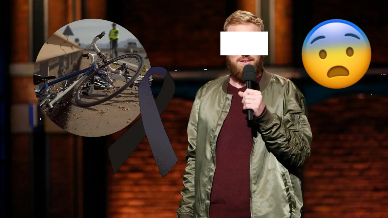 Muere famoso comediante a los 37 años, sufre brutal accidente en bicicleta