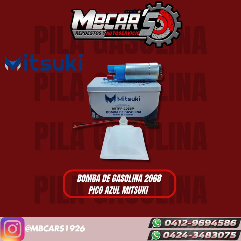 BOMBA DE GASOLINA 2068 PICO AZUL