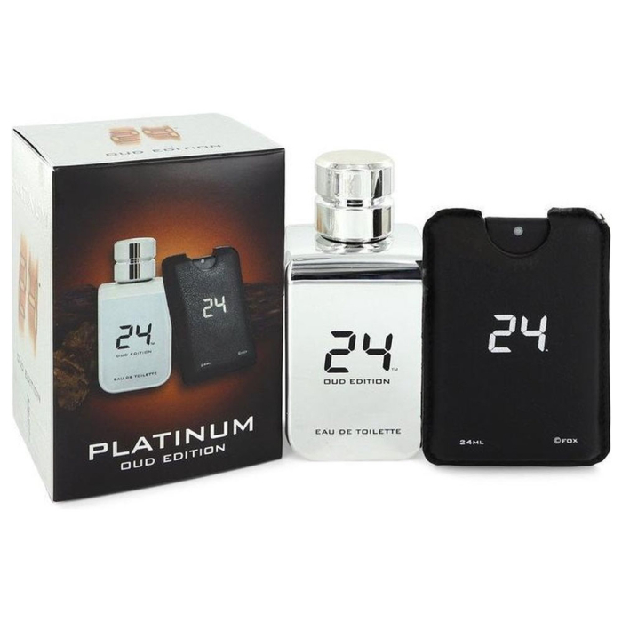 24 PLATINUM OUD EDITION SET EDT 100ML + EDT 20ML