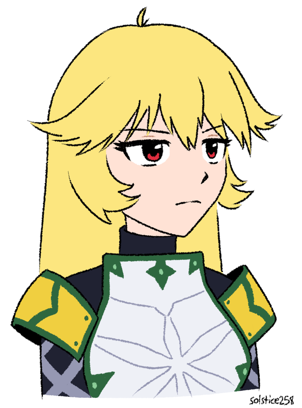 solstice258 drawing of Gardenia from .hack