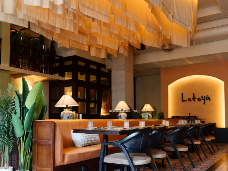 A vibrant private event at the venue