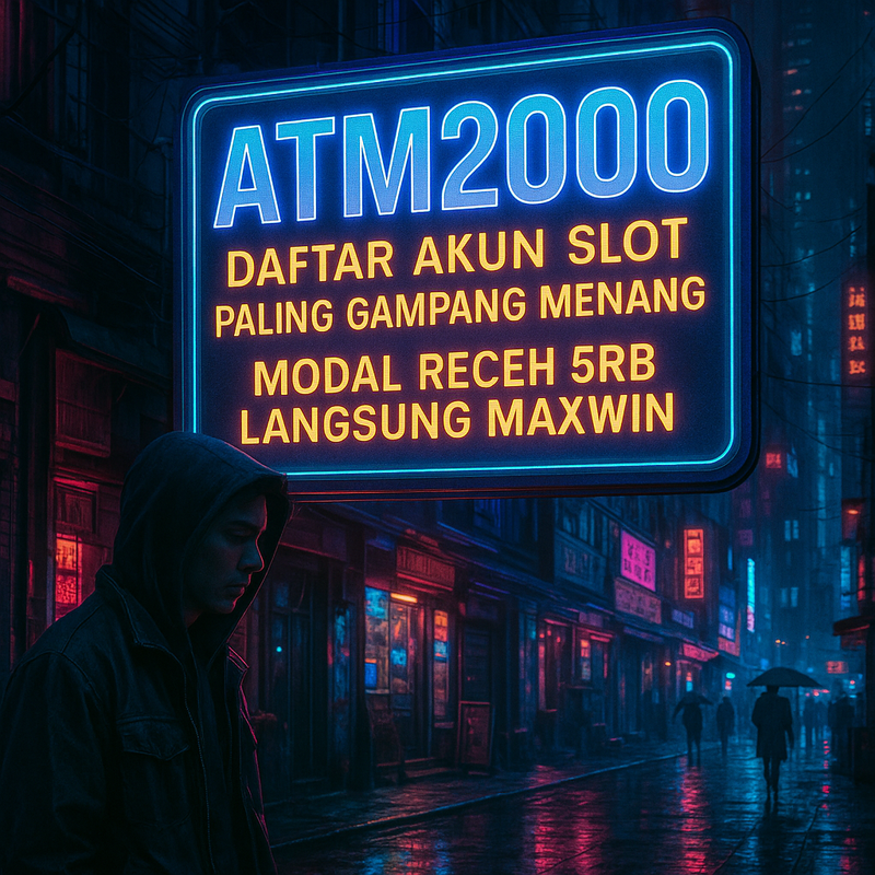 ATM2000: Daftar Akun Slot Paling Gampang Menang Modal Receh 5Rb Langsung Maxwin
