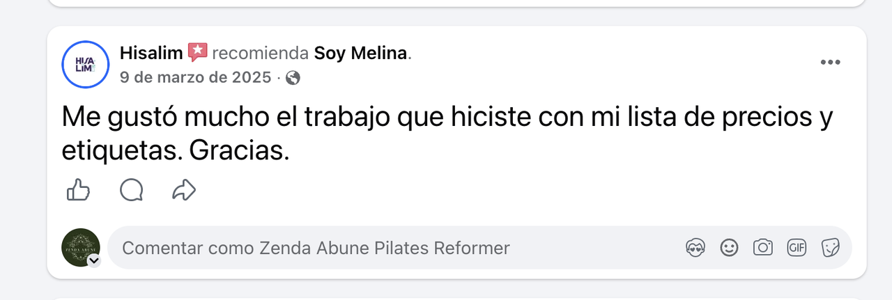 Comentario positivo