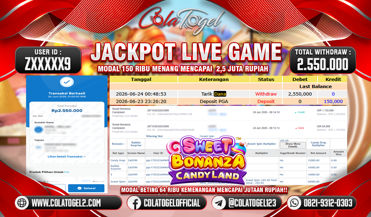 JACKPOT LIVE GAME!!