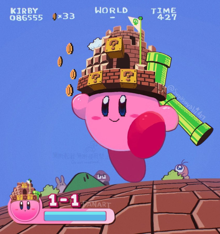 kirby-goomba-waddle-doo-and-polof-mario-