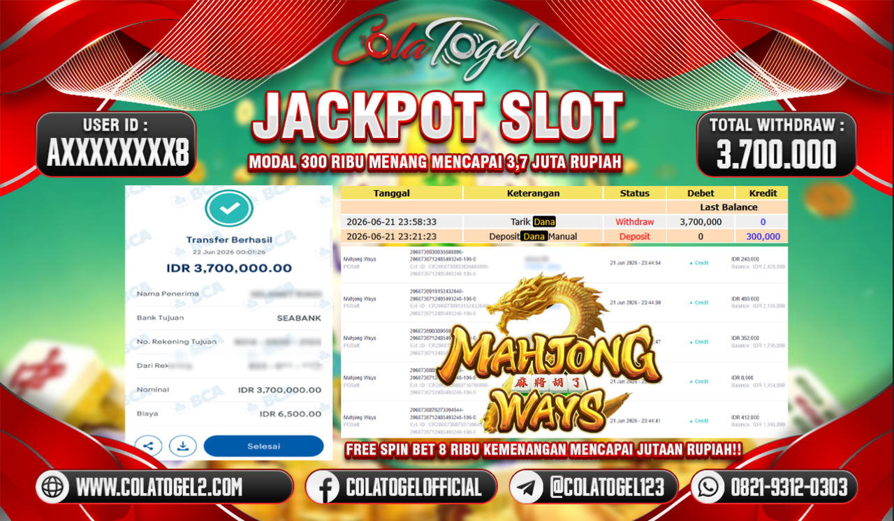 JACKPOT SLOT GACOR!!