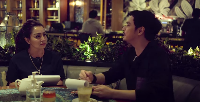 Mayangsari dan Thomas Djorgi