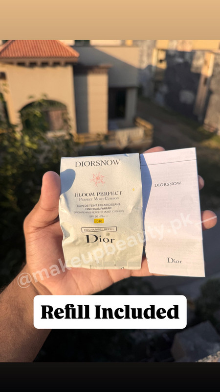 DiorSnow Bloom Perfect Moist Cushion SPF 50+ PA+++ Shade: 010 (Light beige) With Refill included. - image 7