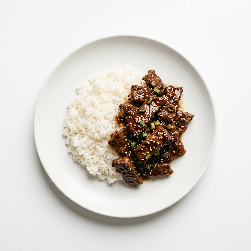 Box De Ternera Con Arroz