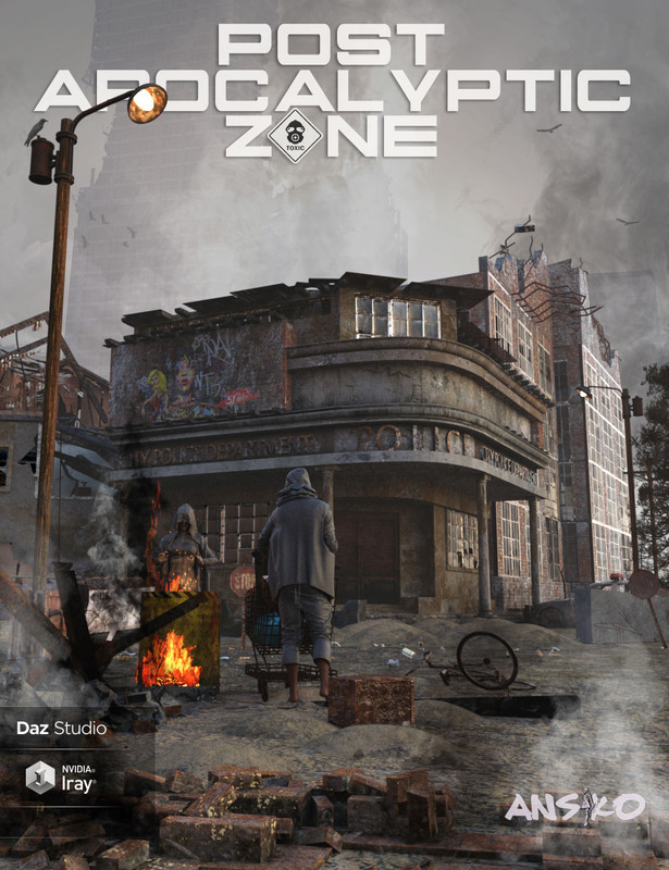 Post Apocalyptic Zone [Links Fixed] 2024 Free Daz 3D Models