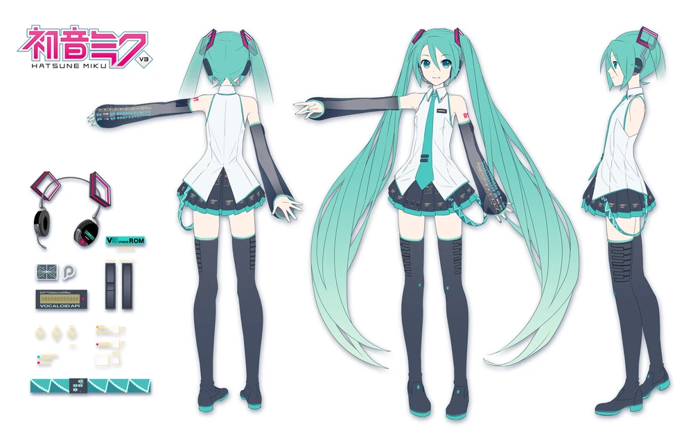 Hatsune Miku V3 | Vocaloid Minecraft Skin